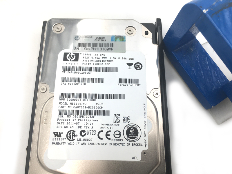HP 512744-001 HP 146GB 6G SAS 15K SFF (2.5-INCH)