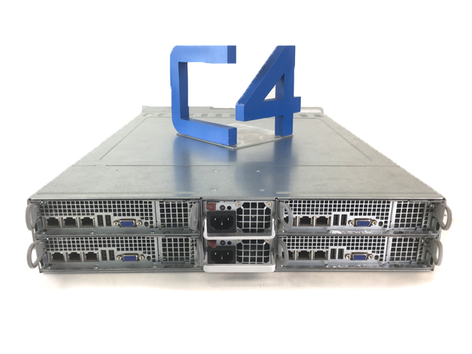 SUPERMICRO 2027TR-H71RF+ 4-NODE 2U RACKMOUNT 24X SFF SERVER