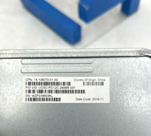 CISCO UCSC-PCI-2C-240M5 C240 Riser2 3 PCIe slt (3x8) FMT+rear NVME