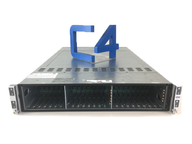 SUPERMICRO 2027TR-H71RF+ 4-NODE 2U RACKMOUNT 24X SFF SERVER