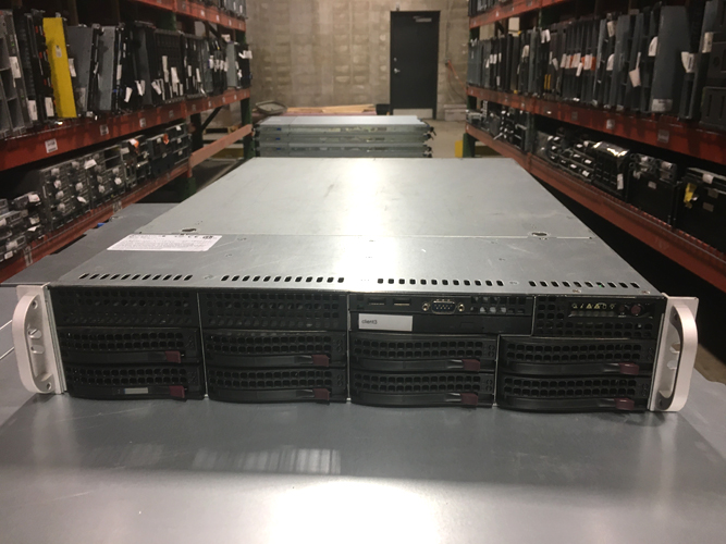 SUPERMICRO 6027R-TRF 2U 8X3.5 E5 V1V2 RACKMOUNT SERVER