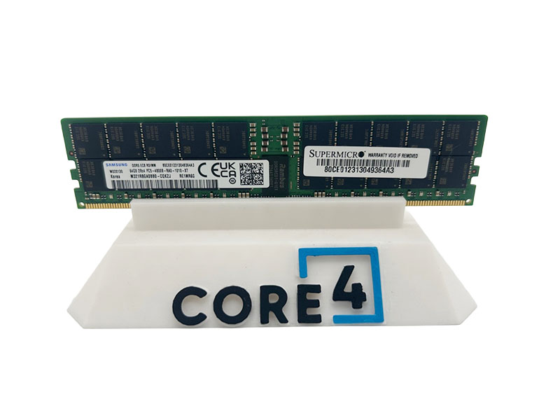 SAMSUNG M321R8GA0BB0-CQK 64GB PC5-38400R DDR5-4800 2RX4 ECC RDIMM