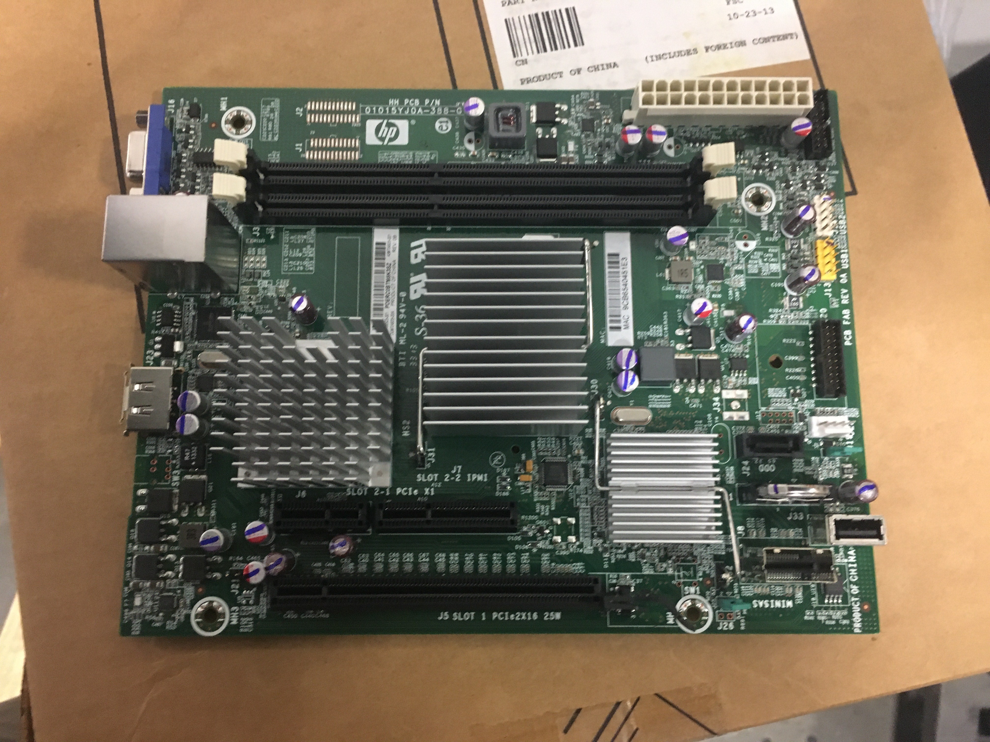 HP 708503-001 SYSTEM BOARD MICROSERVER N54L