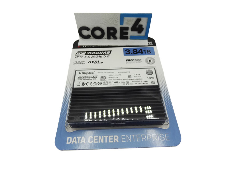 KINGSTON SEDC3000ME3T8 3.84TB NVME GEN5 U.2 DC3000ME 2.5 SSD
