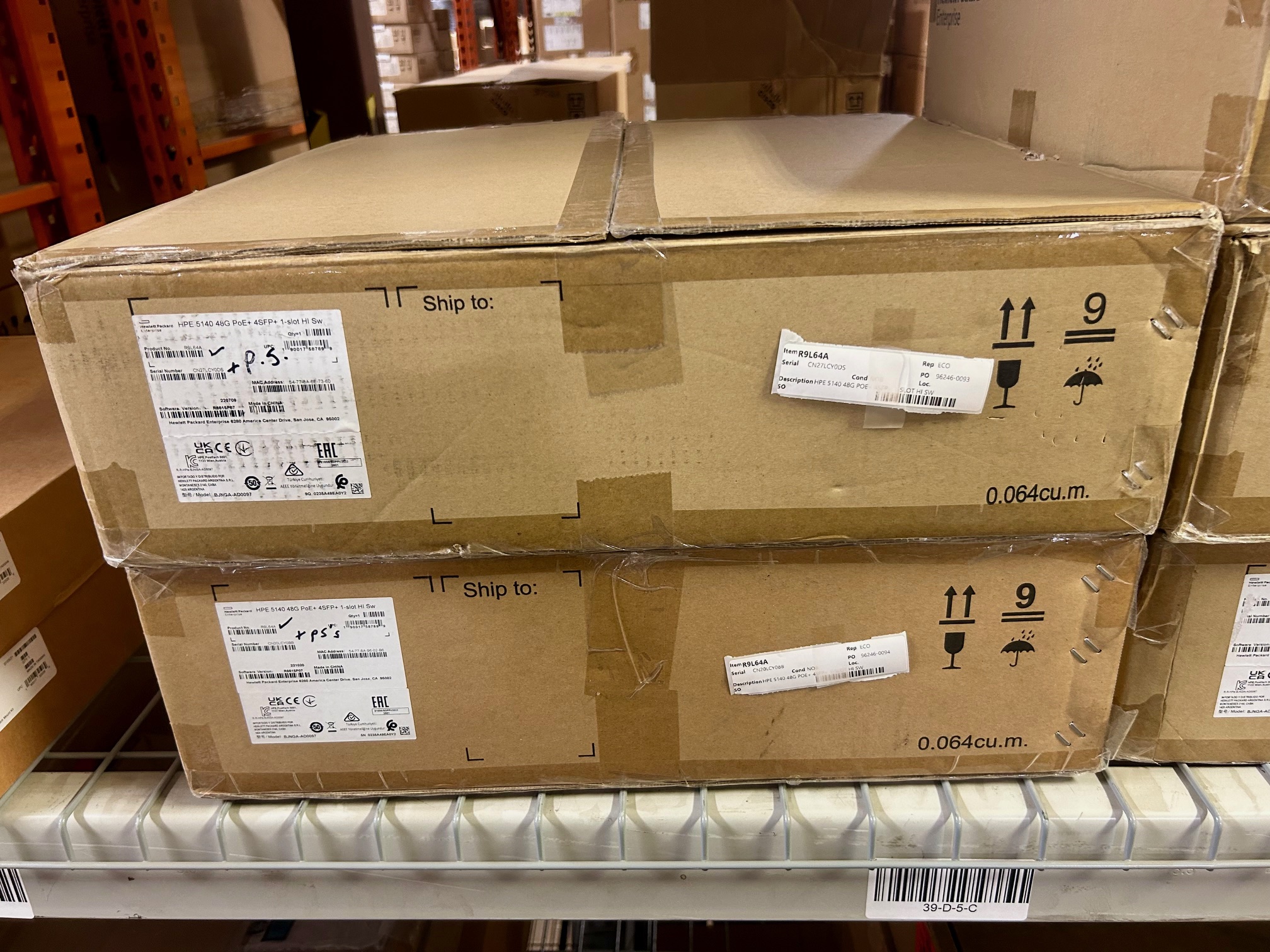 HP R9L64A HPE 5140 48G POE+ 4SFP+ 1-SLOT HI SW