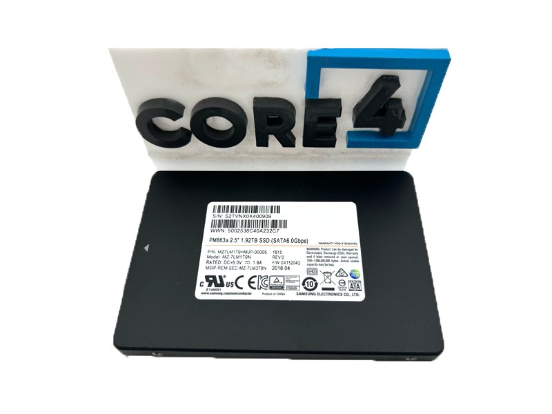 SAMSUNG MZ7LM1T9HMJP-00005 1.92TB PM863A SATA 6GBPS 2.5 SSD  