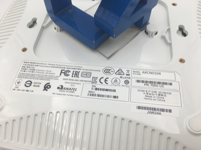 HP JW634A HP ARUBA 7005 (US) 16 AP BRANCH CNR