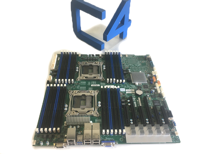 SUPERMICRO X10DRI-T4+ DUAL V3V4 MOBO WITH 4X X540