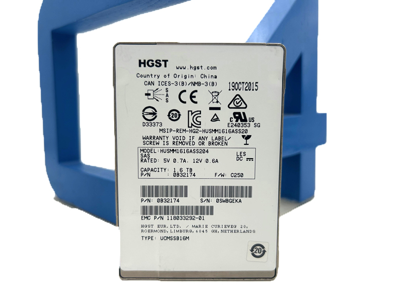 HGST HUSMM1616ASS204 1.6TB 2.5 SAS 12GBPS SSD