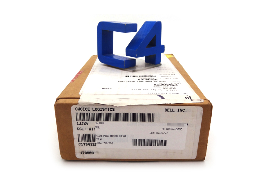 DELL 1JJXV 4GB PC3 10600 2RX8 *New Bulk*