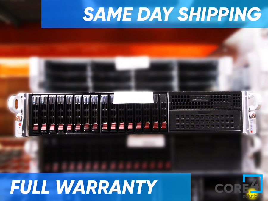 SUPERMICRO 2027R-N3RF4+ 2X E5-2600 V1/V2 16X 2.5 RM SERVER 