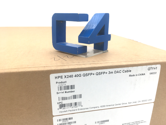 HP JG327A HP X240 40G QSFP+ TO QSFP+ 3M