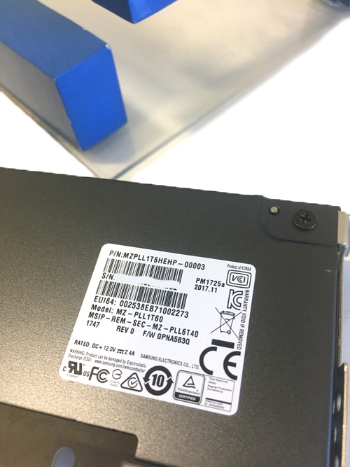 SAMSUNG MZPLL1T6HEHP-00003 1.6TB PM1725A PCIE HHHL NVME SSD