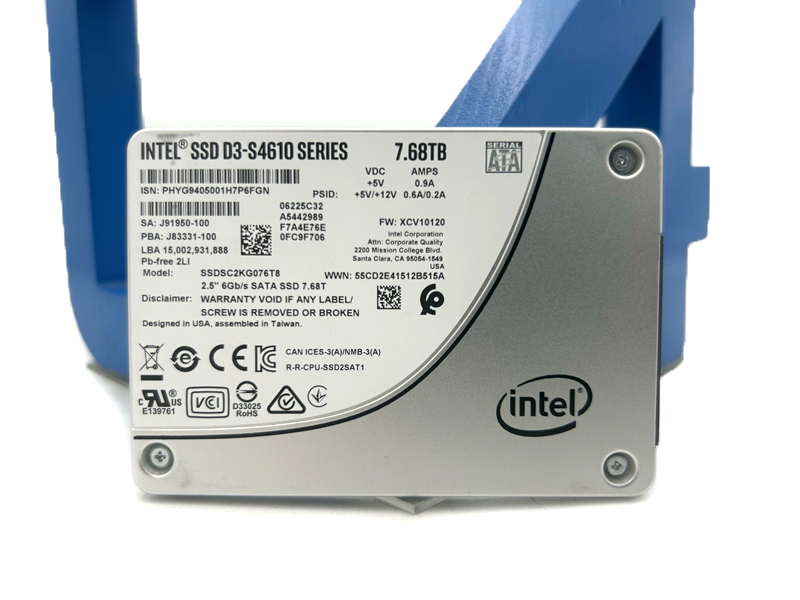 INTEL SSDSC2KG076T8 7.68TB D3-S4610 2.5 SATA 6GBPS SSD