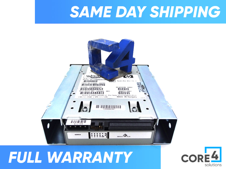 HP 342504-001 20/40GB DAT DDS-4 SCSI LVD INTERNAL TAPE DRIVE 