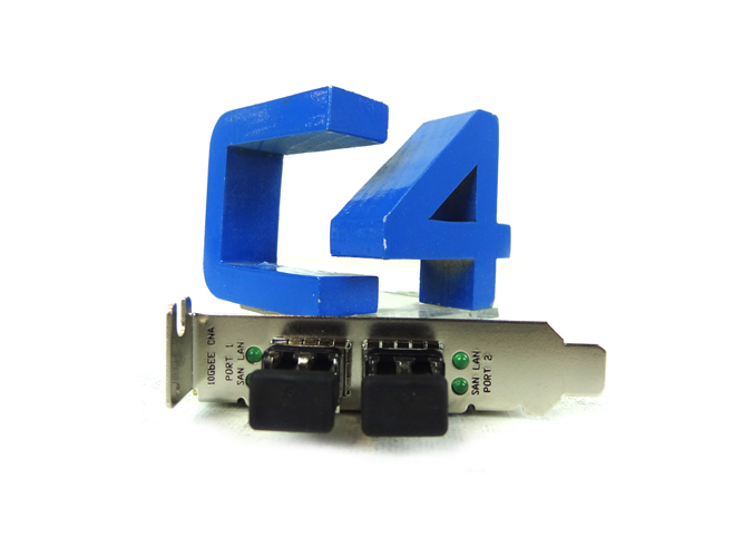 SUN 375-3681 Dual 10-Gigabit Ethernet PCI Express LP SFP+ FCoE CNA - SR