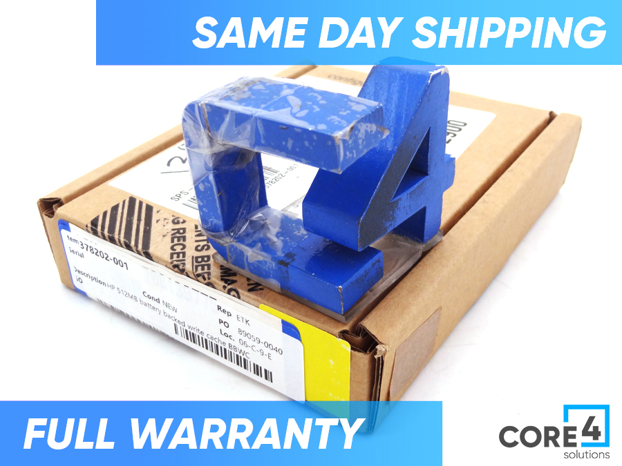 HP 378202-001 512MB battery backed write cache BBWC *New Bulk* - 372538-B21
