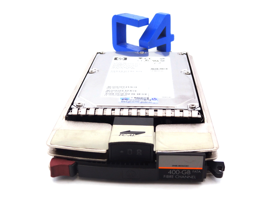 HP 382262-001 400GB 7200RPM FATA FIBRE CHANNEL HOT PLUGGABLE HARD DISK WITH TRAY 