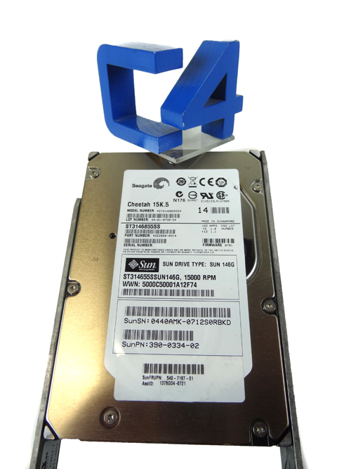 SUN 390-0334 146GB 15K SAS DISK DRIVE