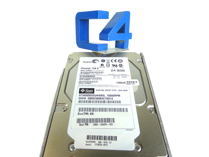 SUN 390-0424 450GB 15K SAS DISK DRIVE