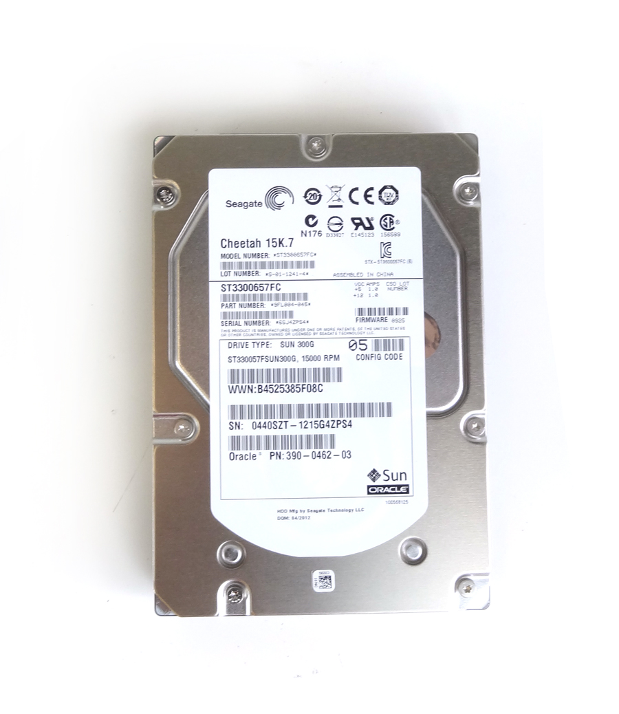 SUN 390-0462 300GB 15K FC DISK DRIVE