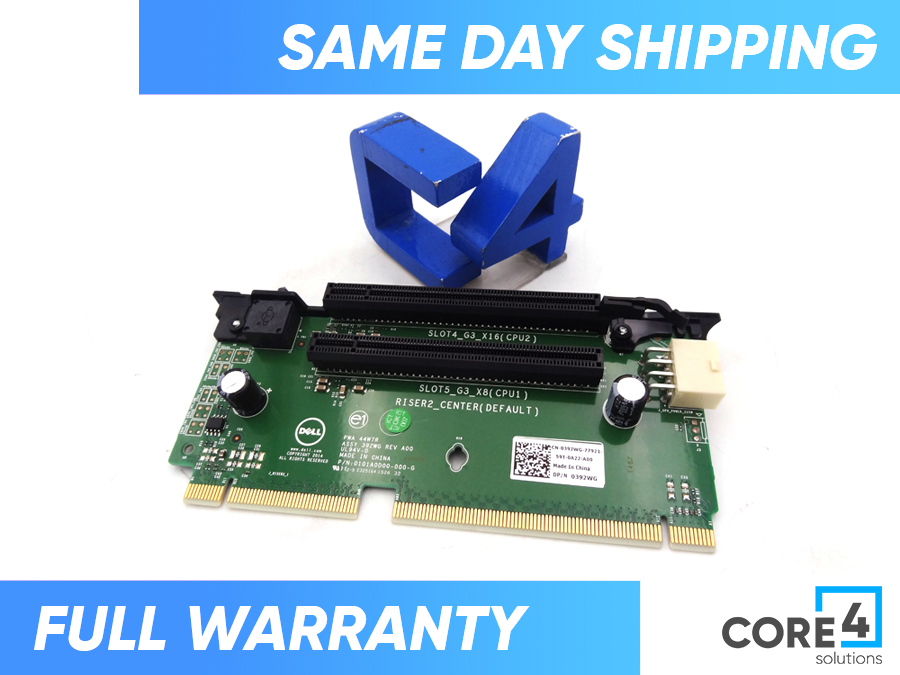 DELL 392WG POWEREDGE R730XD PCI-E RISER 2 *New Bulk*