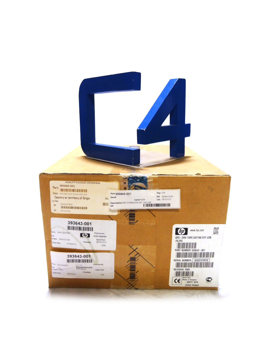 HP 393643-001 HPE STOREEVER DAT 160 USB