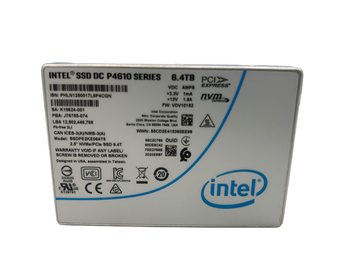 IBM SSDPE2KE064T8 6.4TB U.2 GEN3 INTEL P4610 2.5 NVMe