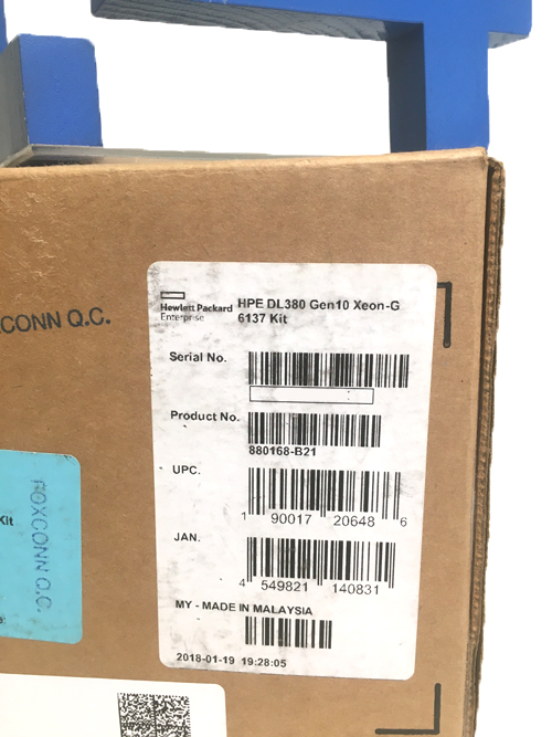 HP 880168-B21 HPE DL380 GEN10 G 6137 PROC KIT