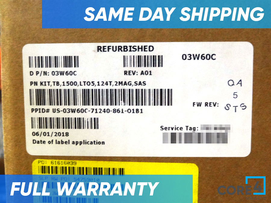 DELL 3W60C 1600/3200GB LTO 24-SLOT LDR ST