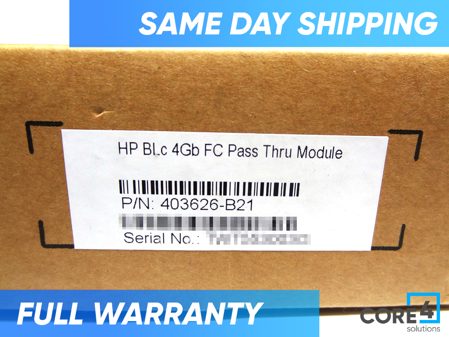 HP 403626-B21 16 PORT 4GB FC PASS THRU MODULE *New Sealed* - 416378-001, 708049-001