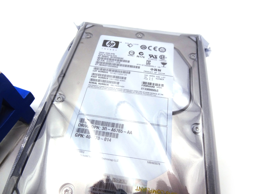 COMPAQ 404701-001 300GB U320 10K DISK DRIVE *New Sealed* - 350964-B22, 351126-001