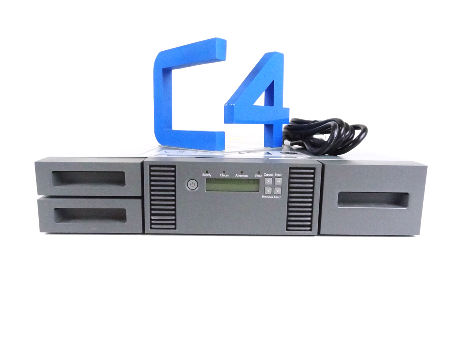 HP AK379A 36TB72TB STORAGE WORKS MSL2024 0DRIVE24SLOT 2U RM TAPE LIBRARY