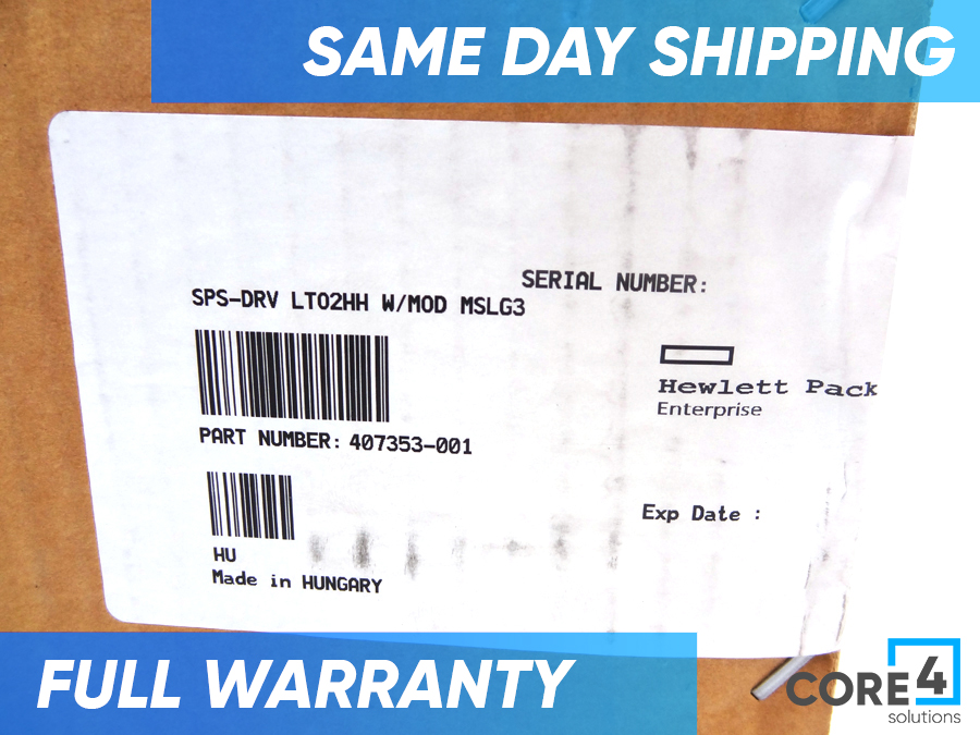 HP 407353-001 2024/4048 ULTRIUM 448 LTO2 DRIVE *New Bulk*- AG118A, AG116A