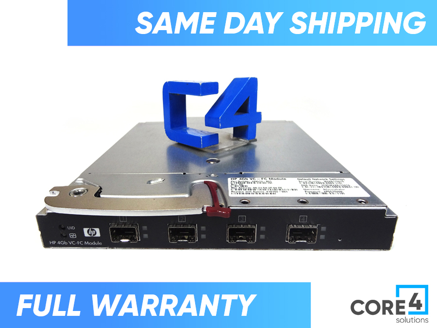 HP 410152-001 4GB FC MODULE FOR BLC ENCLOSURE - 409513-B21