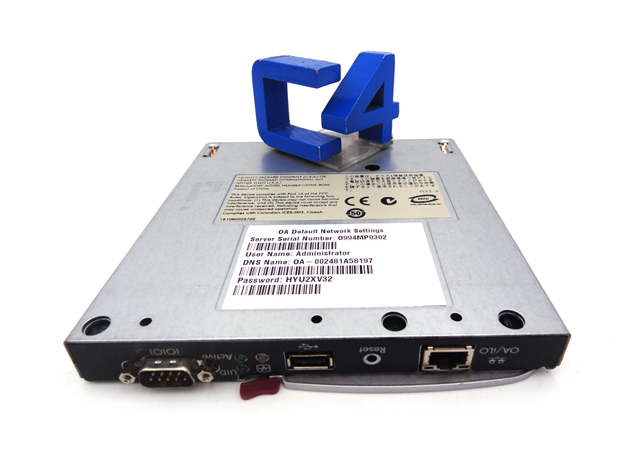 HP 414055-001 ONBOARD ADMIN MODULE - 412142-B21, 456204-B21, 407296-001, 503826-001, 459526-001