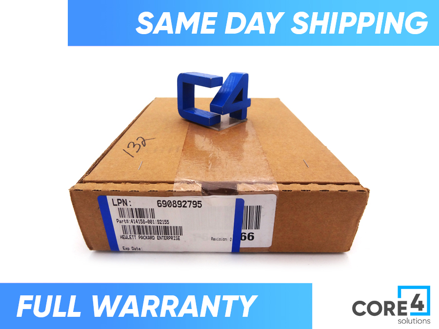 HP 414158-001 NC510F PCI-E X8 10 GIGABIT ADAPT *New Sealed* - 414126-B21, 414124-001