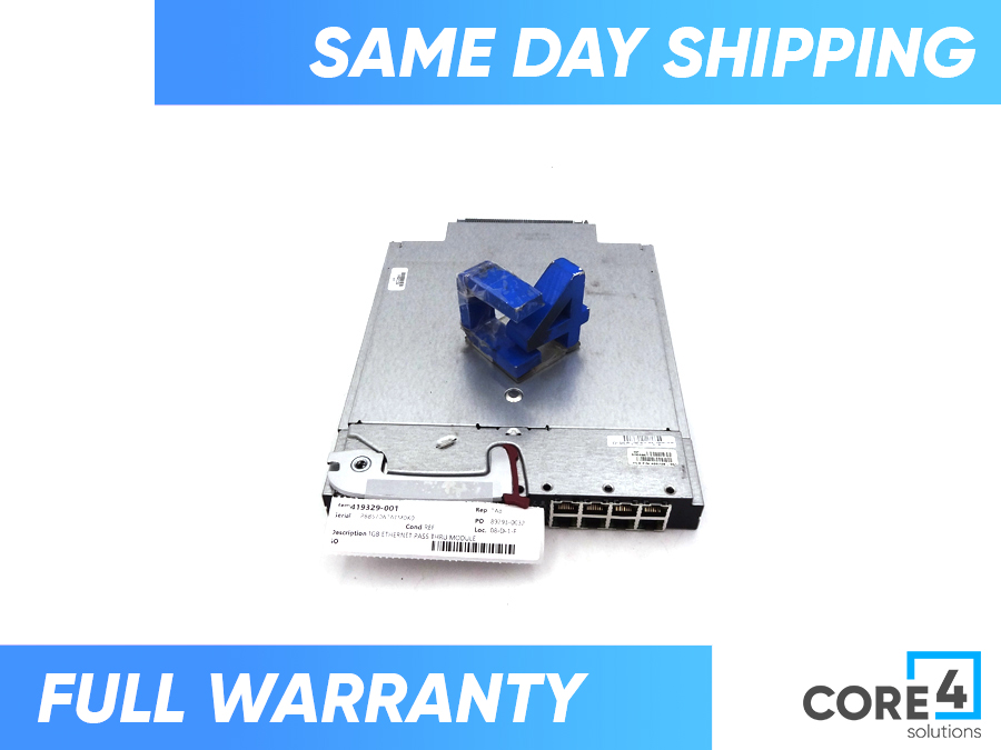 HP 723458-001 BLC 1GB ENET PASS THRU MODULE *New Sealed* - 406740-B21, 419329-001