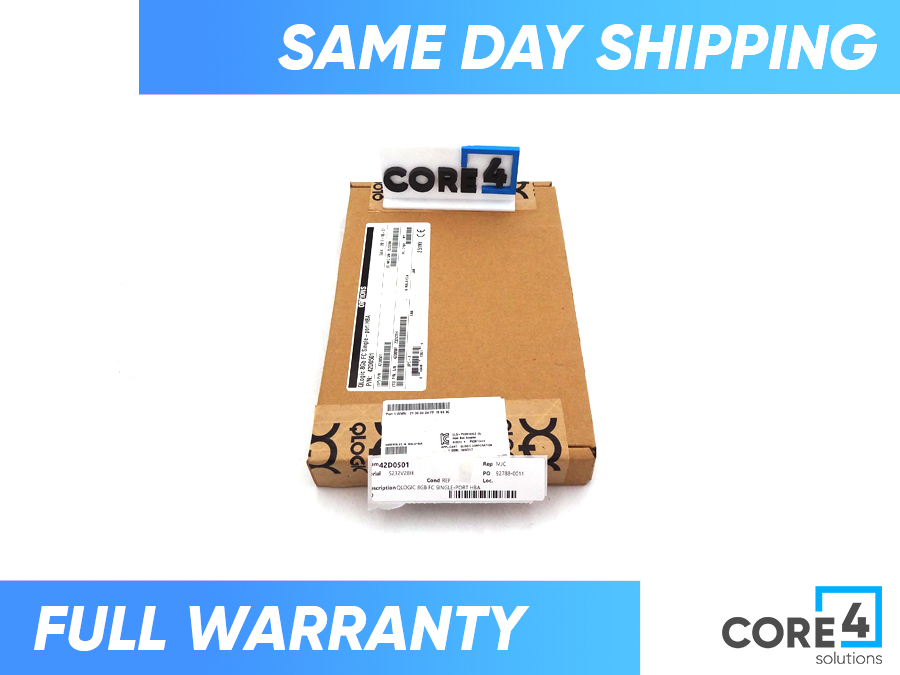 IBM 42D0501 QLOGIC 8GB FC SINGLE-PORT HBA *New Sealed* - 42D0503
