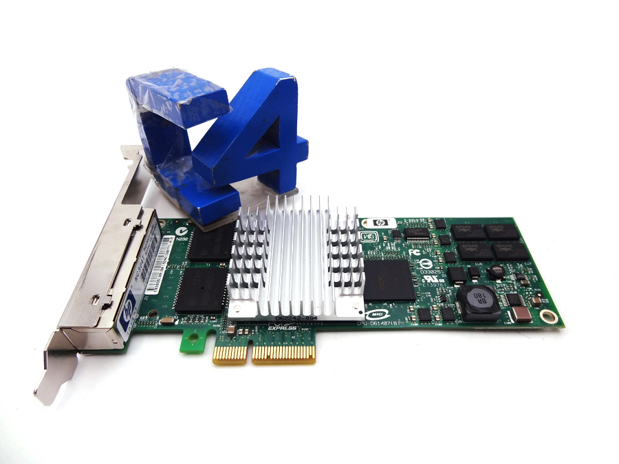 HP 436431-001 NC364T 4 PORT PCI-EXPRESS - 435508-B21, 435506-001