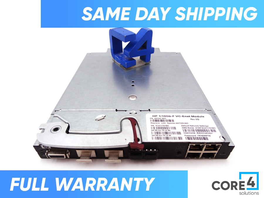 HP 447047-B21 BLC 1/10GB-F VC ENET MODULE - 447103-001