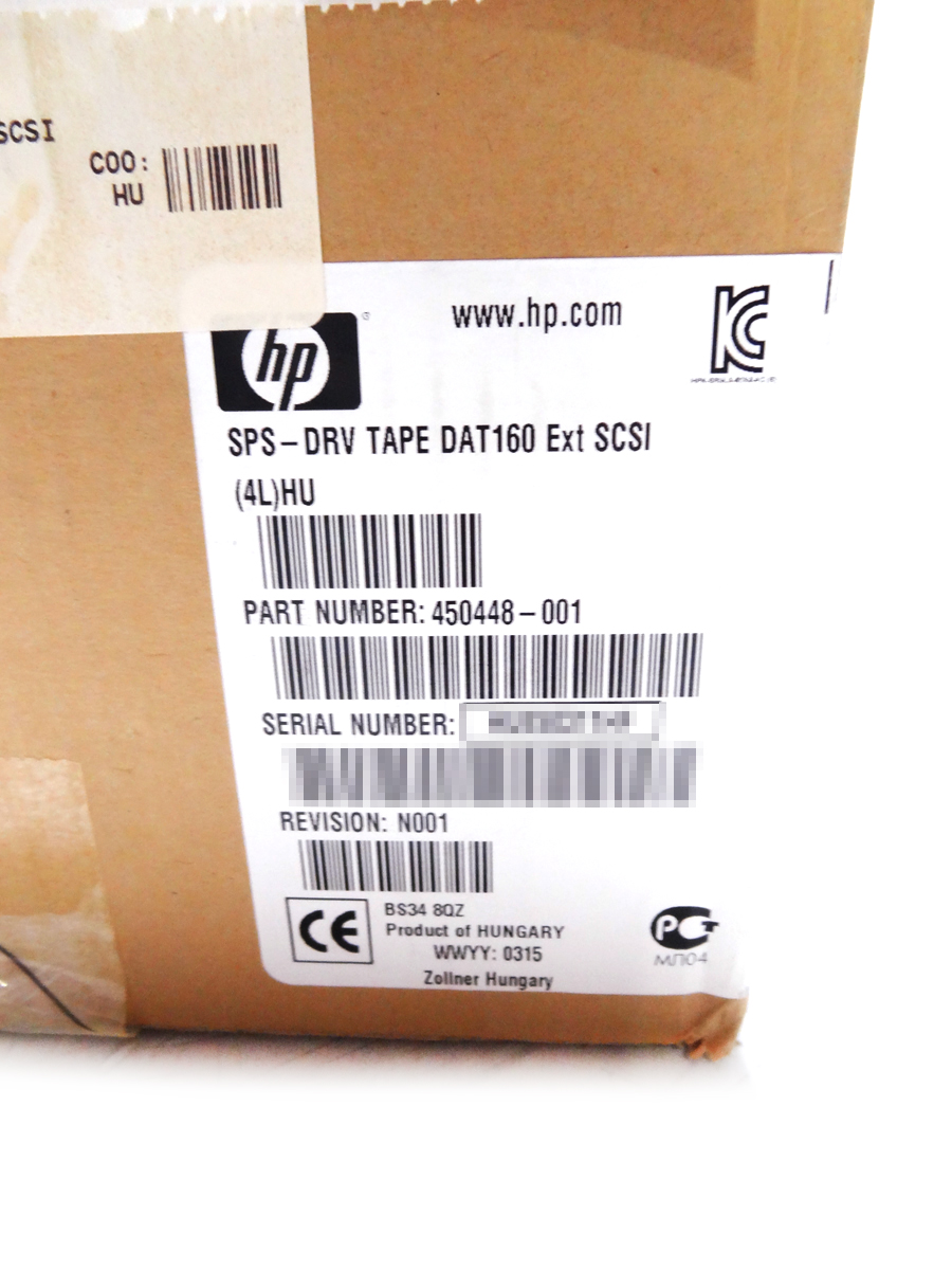 HP 450448-001 HP DAT 160 ARRAY MODULE