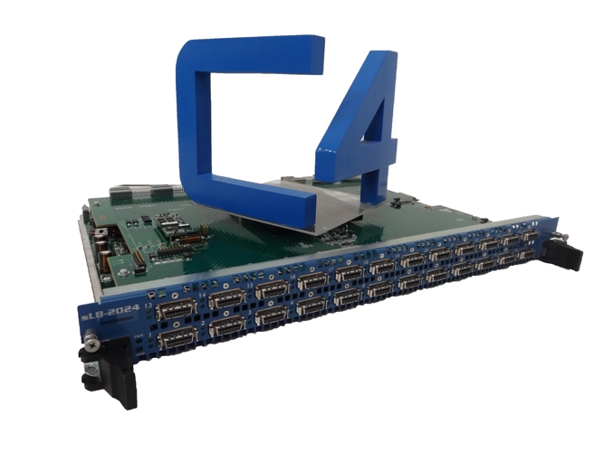 HP 450702-B21 VOLTAIRE INFINIBAND DDR REV B 24P LINE BOARD