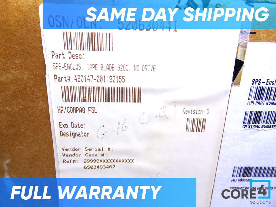 HP 460147-001 SPS-TAPE BLADE 920C *New Bulk*