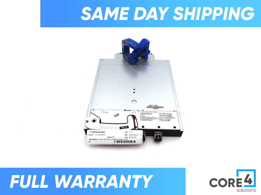 HP 491674-001 BLC VIRTUAL CONNECT 4GB FC OPT - 409513-B22