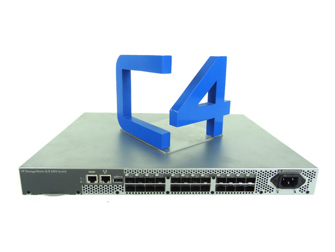 HP 492291-001 STORAGEWORKS 8/8 (8) FULL FABRIC PORTS ENABLED SAN SWITCH