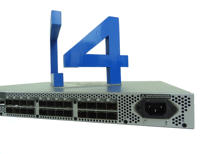 HP 492291-001 STORAGEWORKS 8/8 (8) FULL FABRIC PORTS ENABLED SAN SWITCH