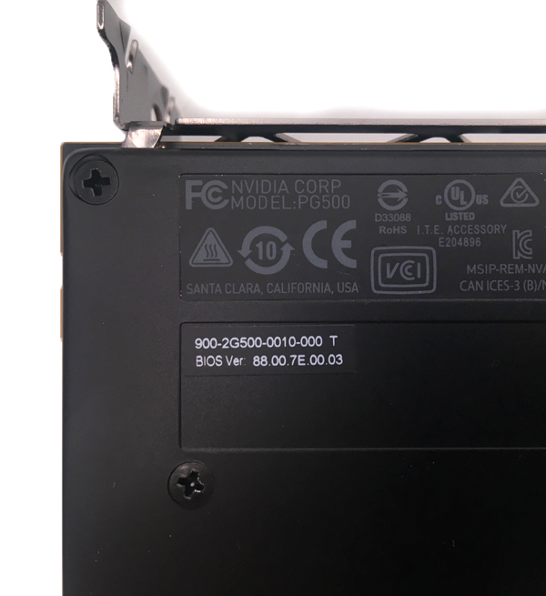 NVIDIA 699-2G500-0202-400 V100 32GB HBM2 PCI-E GPU