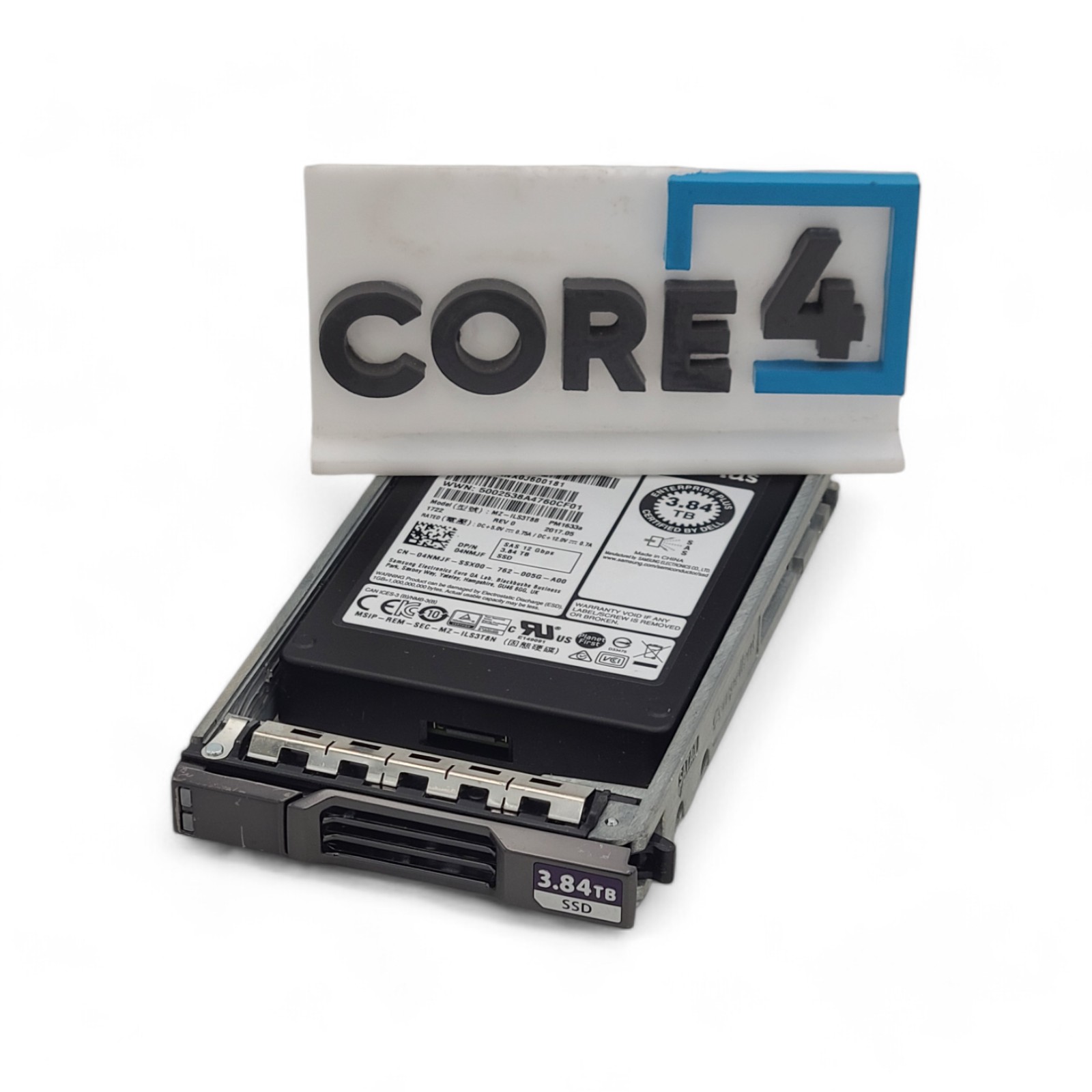 DELL 4NMJF 3.84TB 2.5 SAS SSD 12GB PM1633A E+