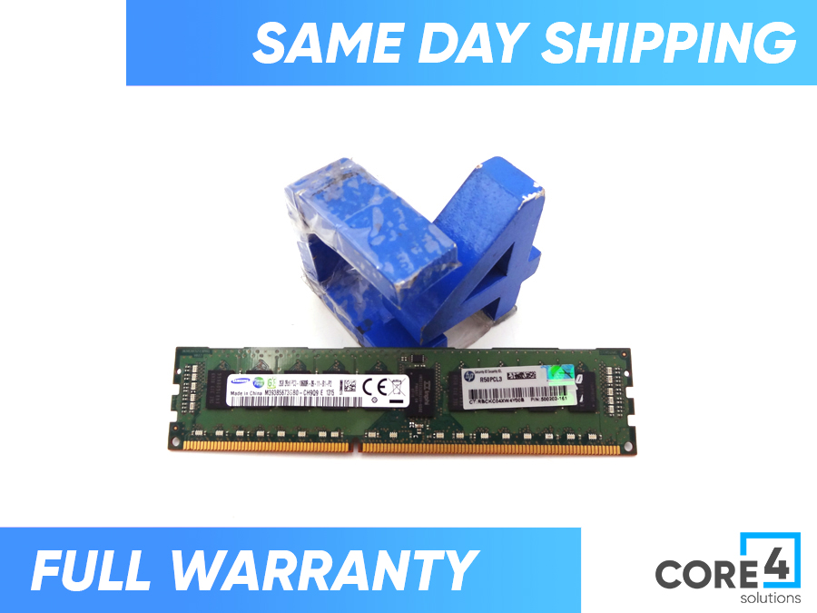 HP 500202-161 2GB (1X2GB) 1333MHZ PC3-10600 CL9 ECC DDR3 SDRAM - 593907-B21